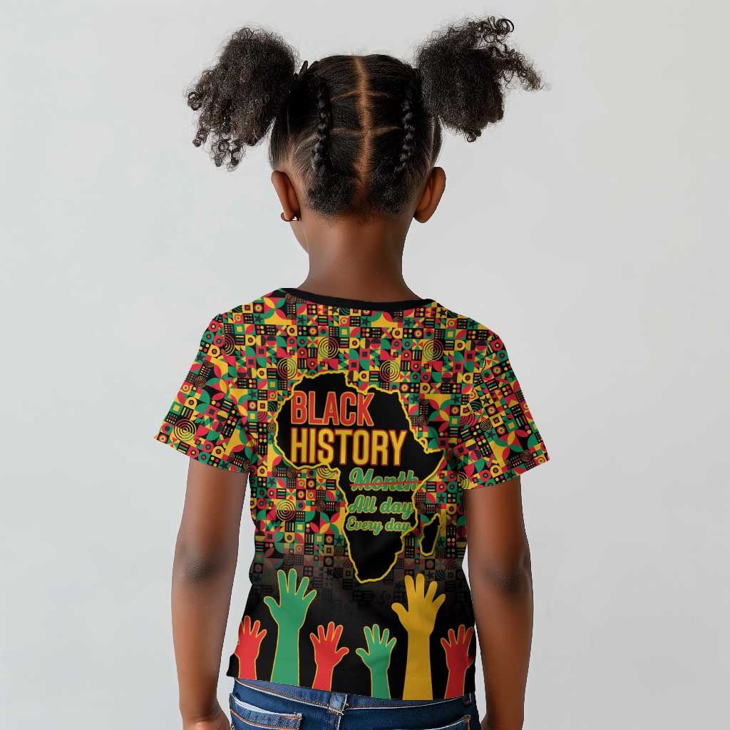 Black History Month Kid T shirt I'm Black And I'm Proud