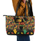 Black History Month Leather Tote Bag I'm Black And I'm Proud