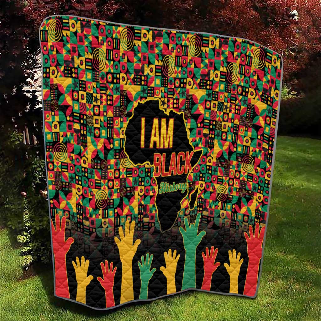 Black History Month Quilt I'm Black And I'm Proud