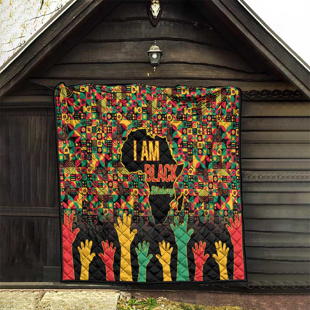 Black History Month Quilt I'm Black And I'm Proud