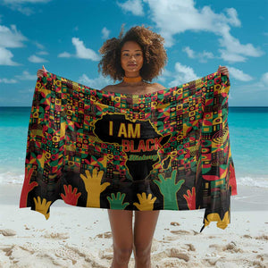 Black History Month Sarong I'm Black And I'm Proud