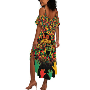 Black History Month Summer Maxi Dress I'm Black And I'm Proud