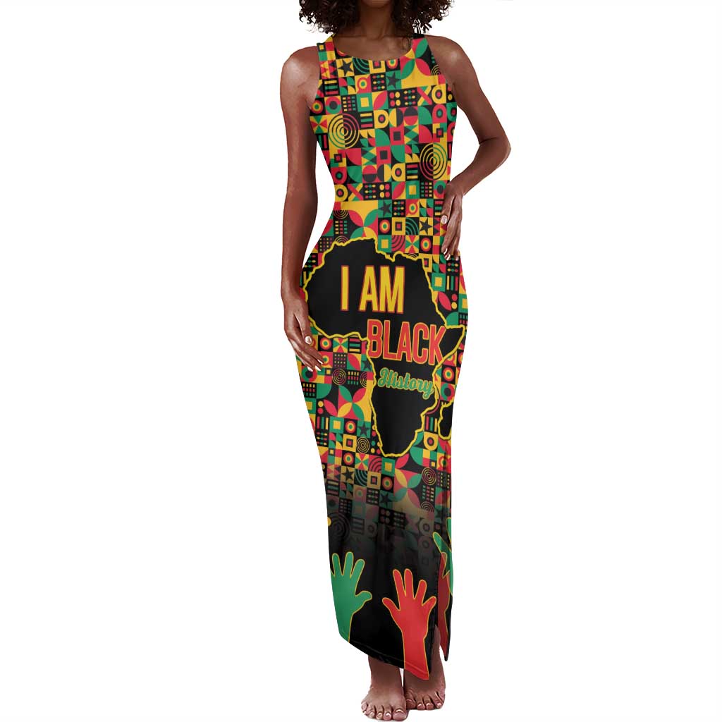 Black History Month Tank Maxi Dress I'm Black And I'm Proud