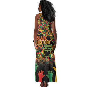 Black History Month Tank Maxi Dress I'm Black And I'm Proud