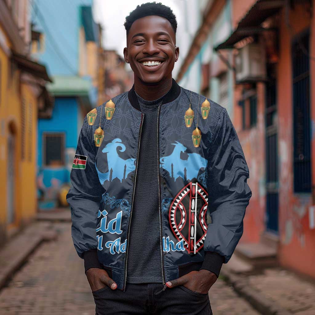 Happy Eid Al-Adha Bomber Jacket Kenya Mubarak