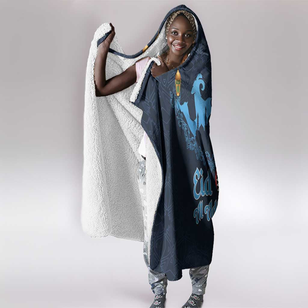 Happy Eid Al-Adha Hooded Blanket Kenya Mubarak