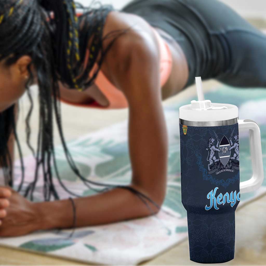 Happy Eid Al-Adha Tumbler With Handle Kenya Mubarak