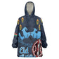 Happy Eid Al-Adha Wearable Blanket Hoodie Kenya Mubarak