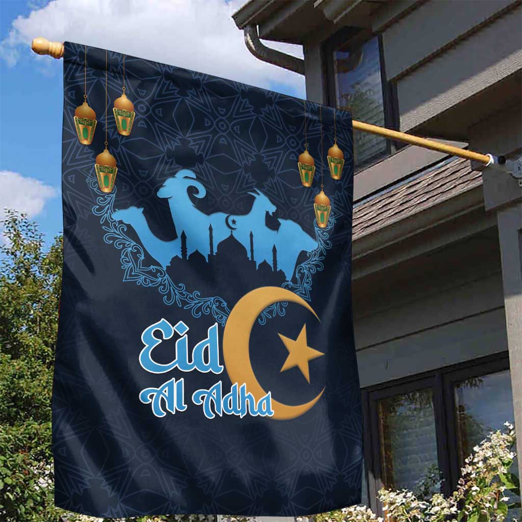 Happy Eid Al-Adha Garden Flag Algeria Mubarak