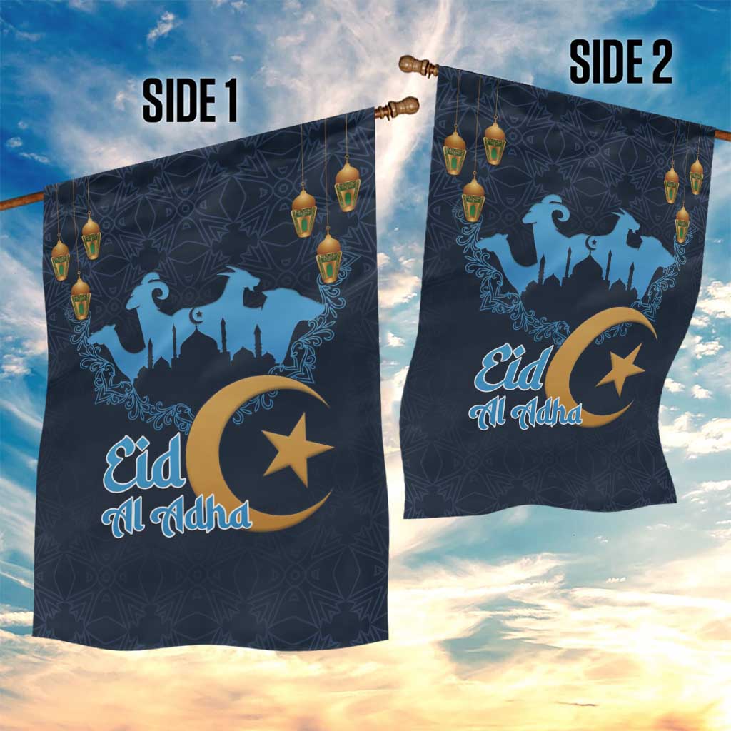 Happy Eid Al-Adha Garden Flag Algeria Mubarak