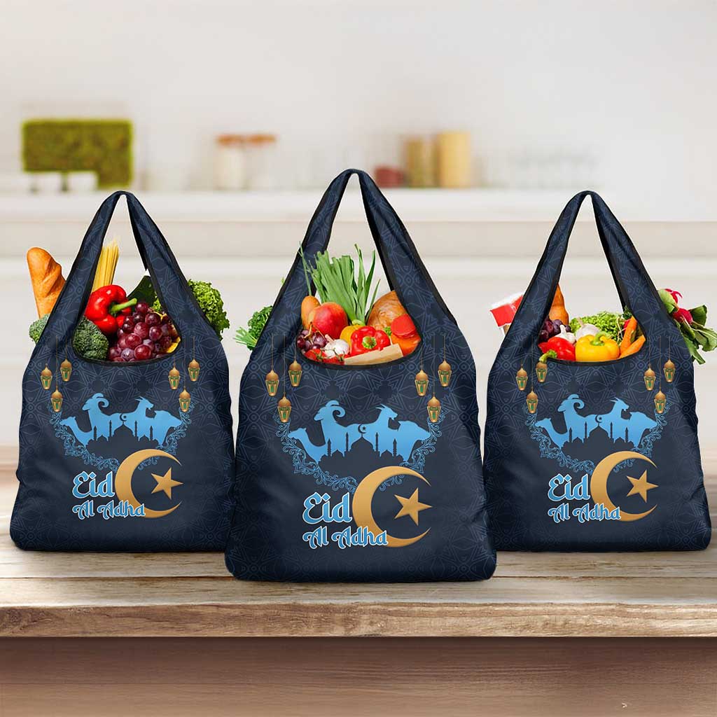 Happy Eid Al-Adha Grocery Bag Algeria Mubarak