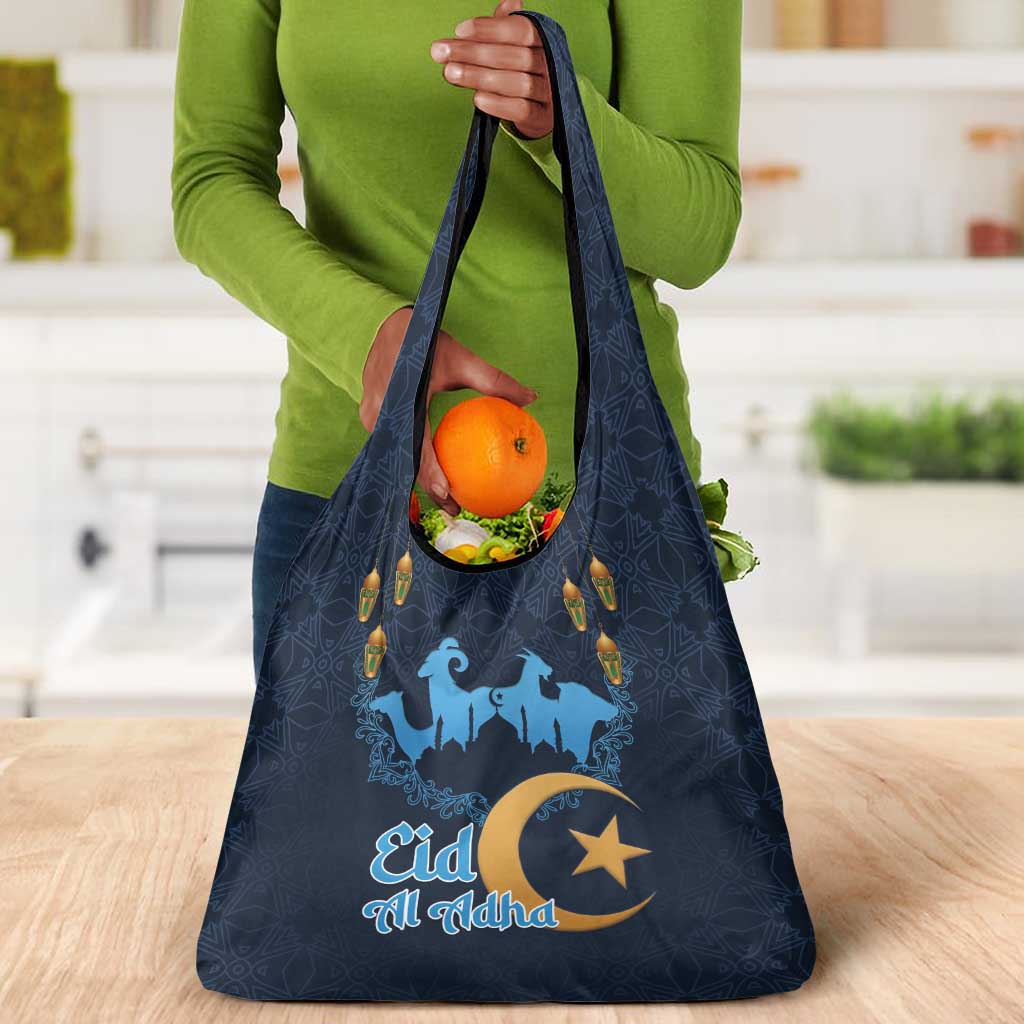 Happy Eid Al-Adha Grocery Bag Algeria Mubarak