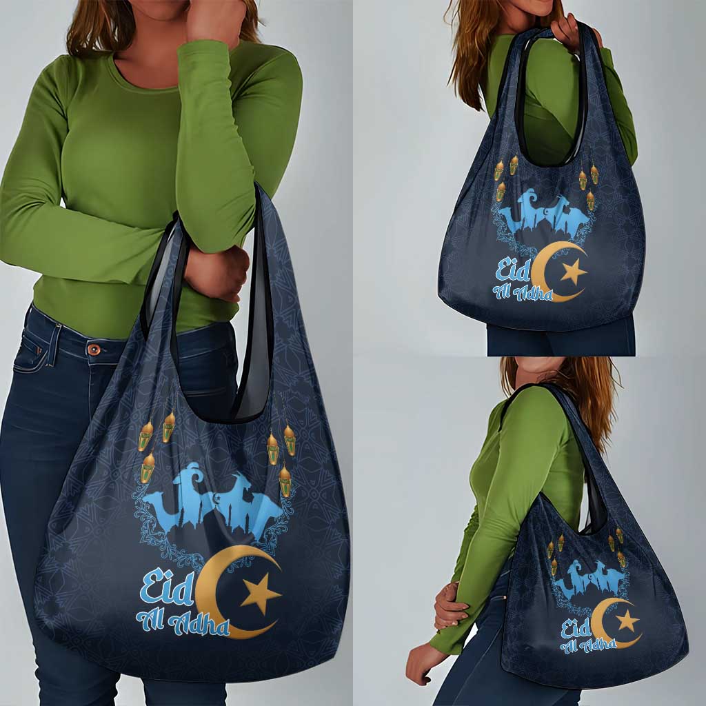 Happy Eid Al-Adha Grocery Bag Algeria Mubarak