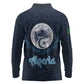 Happy Eid Al-Adha Long Sleeve Polo Shirt Algeria Mubarak