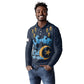 Happy Eid Al-Adha Long Sleeve Polo Shirt Algeria Mubarak