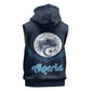 Happy Eid Al-Adha Sleeveless Zip Hoodie Algeria Mubarak - African Pride