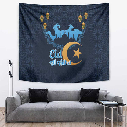 Happy Eid Al-Adha Tapestry Algeria Mubarak