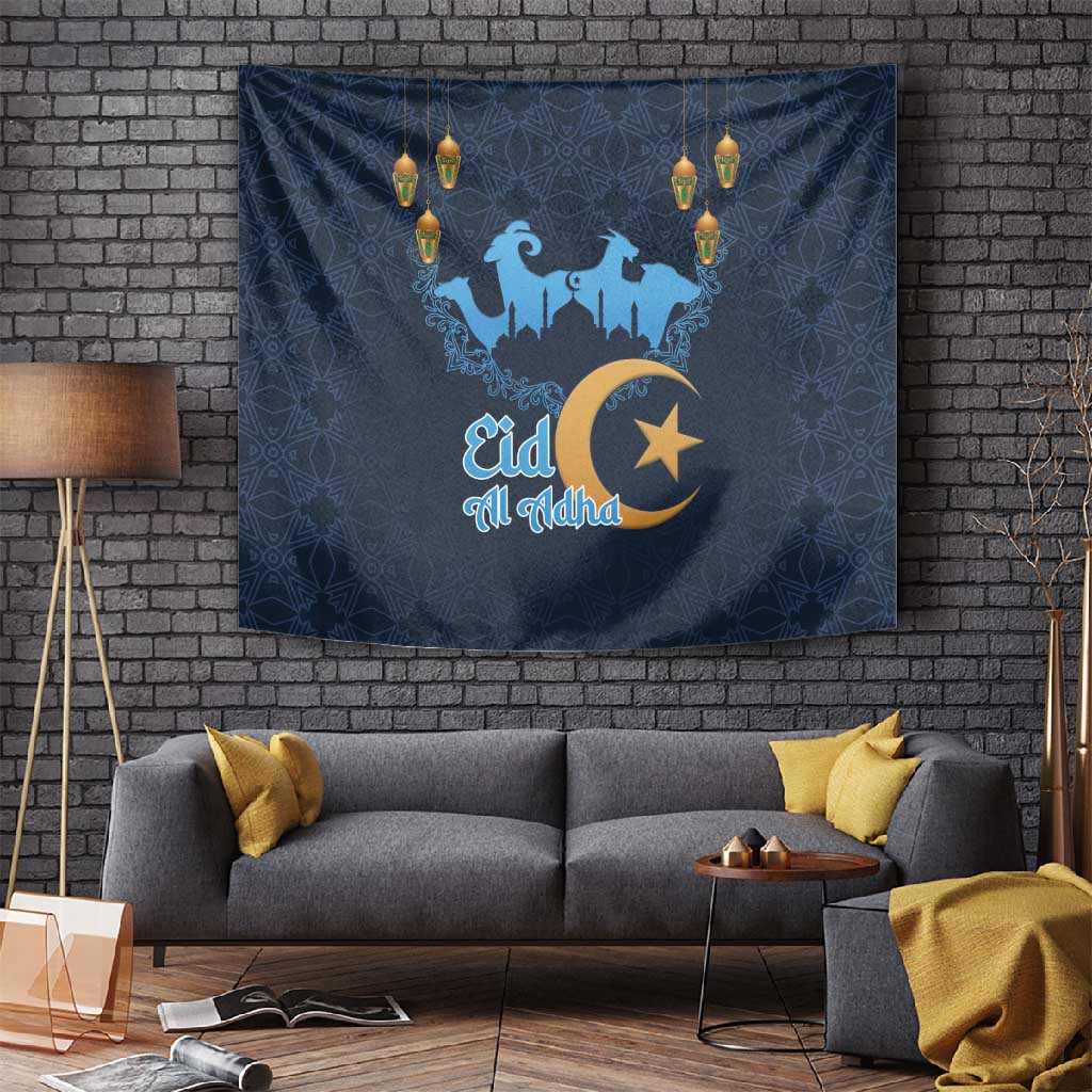 Happy Eid Al-Adha Tapestry Algeria Mubarak
