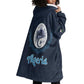 Happy Eid Al-Adha Wearable Blanket Hoodie Algeria Mubarak