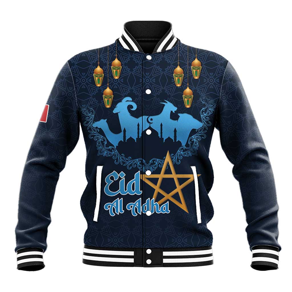Happy Eid Al-Adha Baseball Jacket Morocco Mubarak