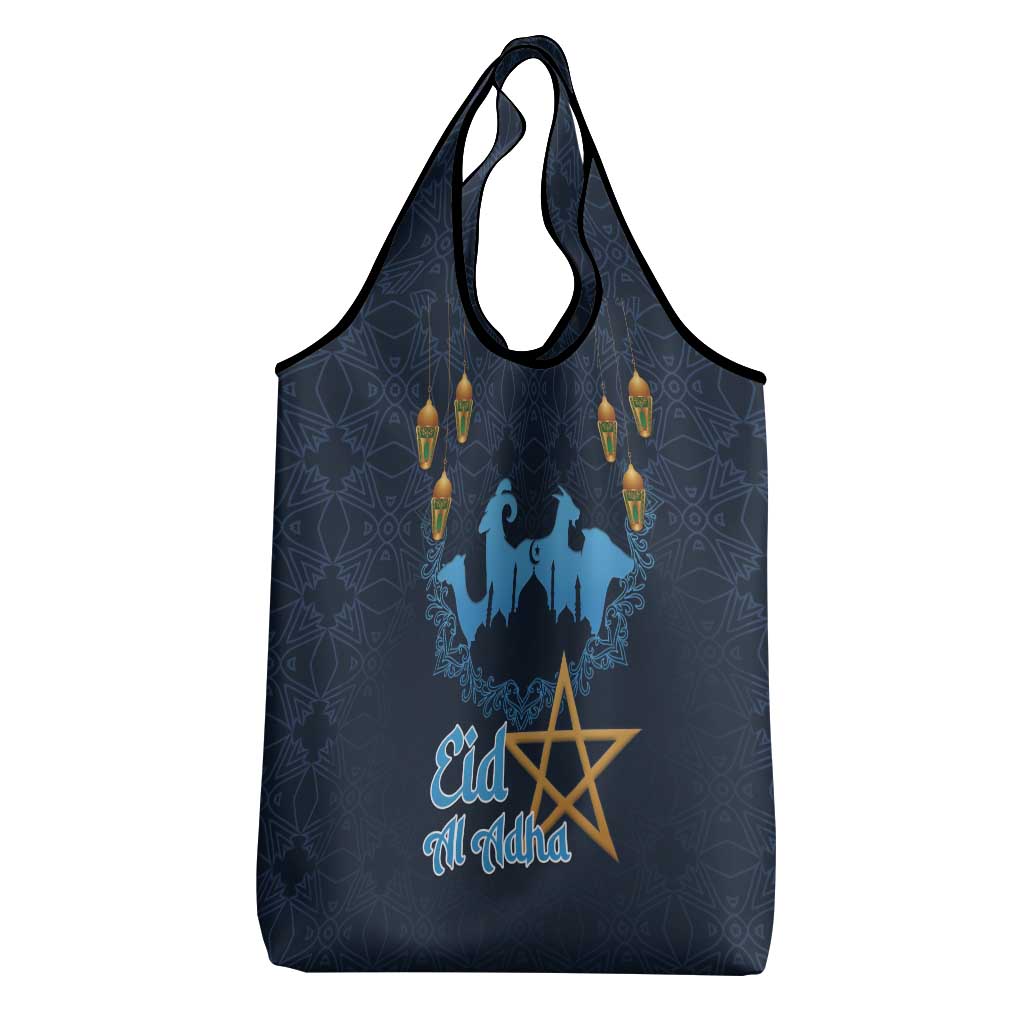 Happy Eid Al-Adha Grocery Bag Morocco Mubarak