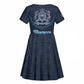 Happy Eid Al-Adha Kid Short Sleeve Dress Morocco Mubarak
