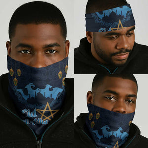 Happy Eid Al-Adha Neck Gaiter Morocco Mubarak LT15