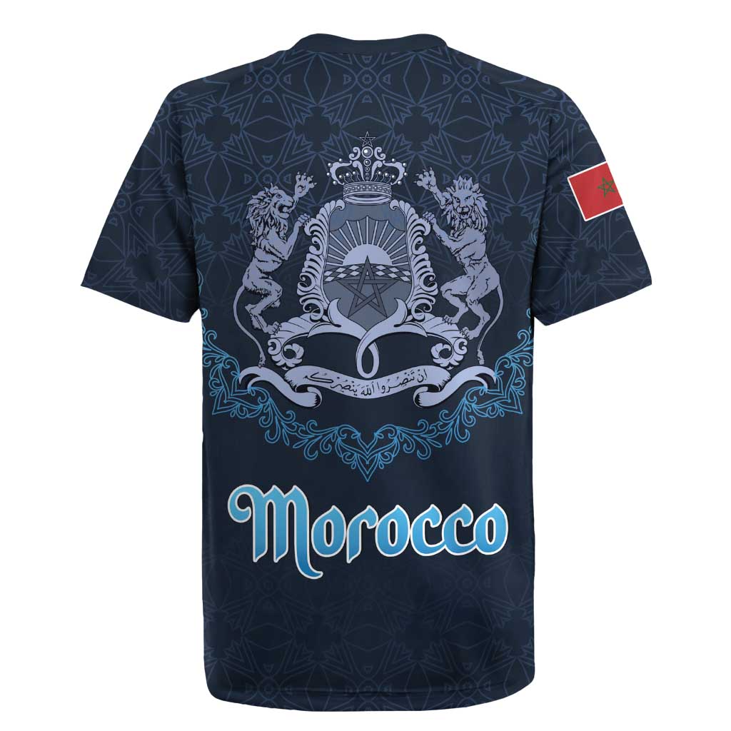 Happy Eid Al-Adha Rugby Jersey Morocco Mubarak