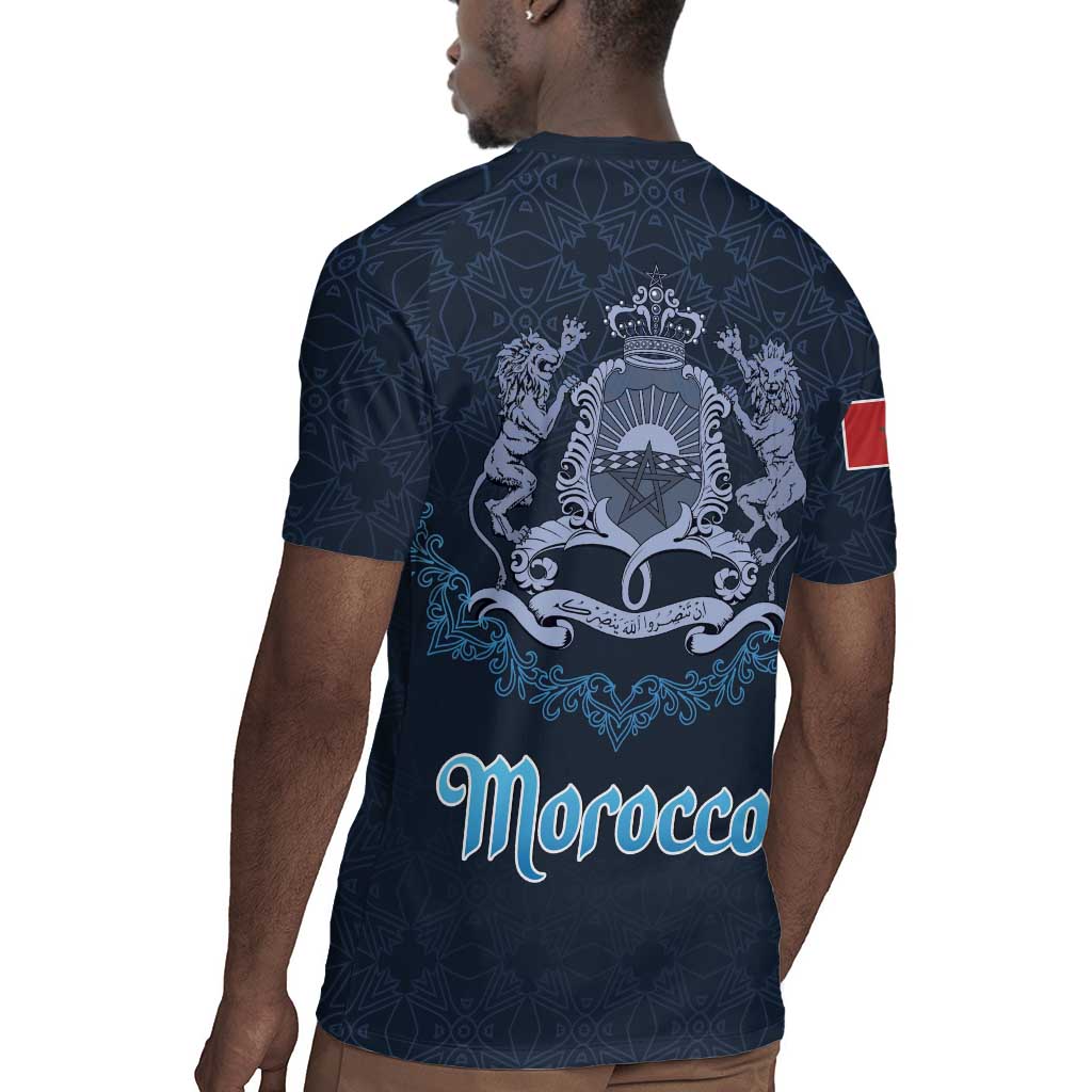 Happy Eid Al-Adha Rugby Jersey Morocco Mubarak