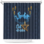 Happy Eid Al-Adha Shower Curtain Morocco Mubarak
