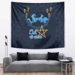 Happy Eid Al-Adha Tapestry Morocco Mubarak