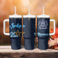 Happy Eid Al-Adha Tumbler With Handle Morocco Mubarak