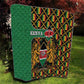 Kenya Quilt - Kente Pattern, Coat Of Arms Design
