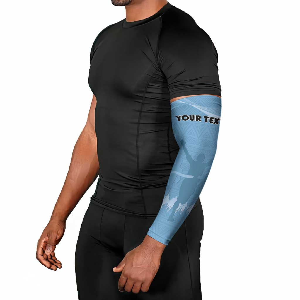 Personalized Botswana Athletics Arm Sleeves Go Champions Go