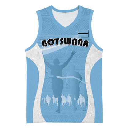 Personalized Botswana Athletics Basketball Jersey Go Champions LT15