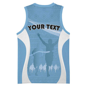 Personalized Botswana Athletics Basketball Jersey Go Champions LT15