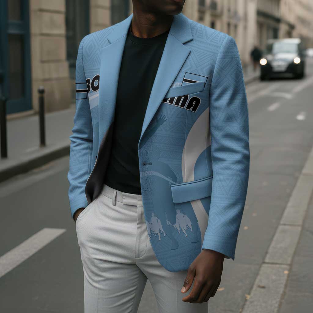 Personalized Botswana Athletics Blazer Go Champions Go