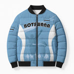 Personalized Botswana Athletics Bomber Puffer Jacket Go Champions Go