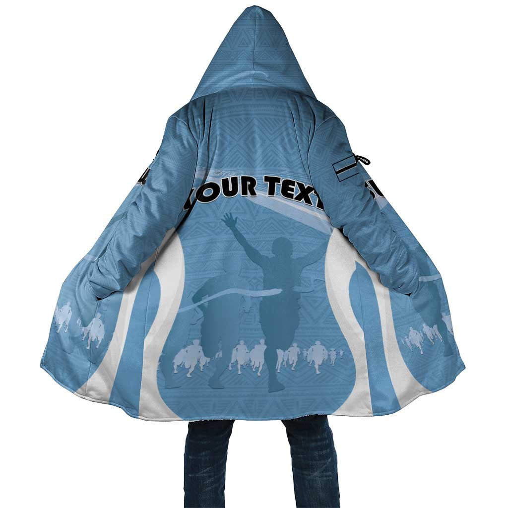 Personalized Botswana Athletics Cloak Go Champions Go
