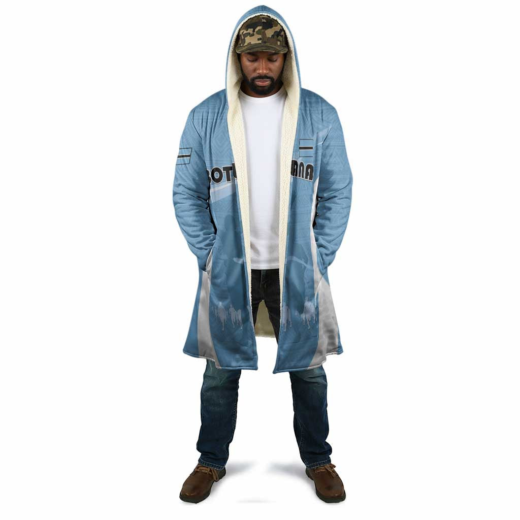 Personalized Botswana Athletics Cloak Go Champions Go