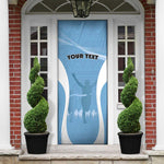 Personalized Botswana Athletics Door Cover Go Champions Go