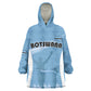 Personalized Botswana Athletics Kid Wearable Blanket Hoodie Go Champions - African Pride