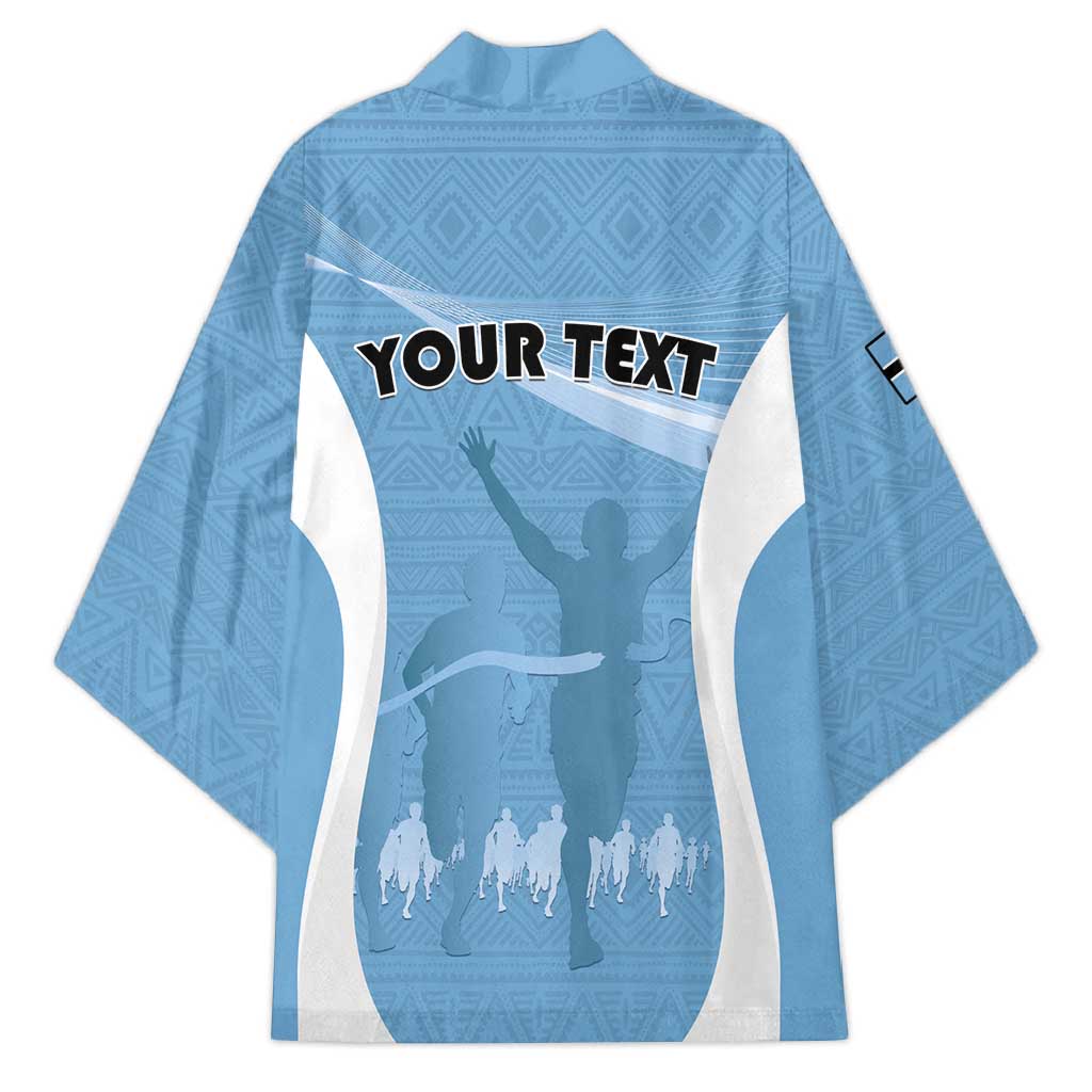 Personalized Botswana Athletics Kimono Go Champions Go