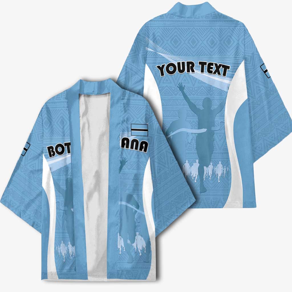 Personalized Botswana Athletics Kimono Go Champions Go