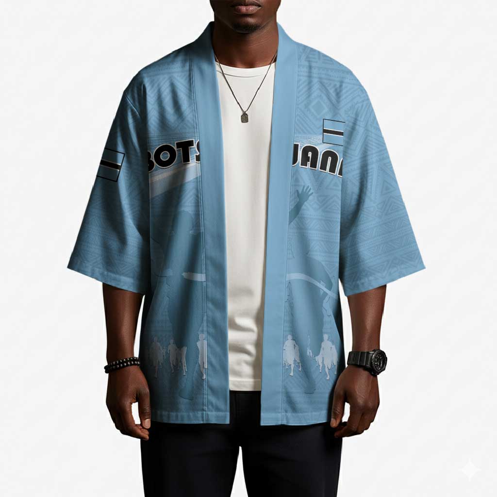 Personalized Botswana Athletics Kimono Go Champions Go
