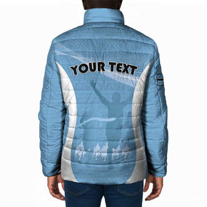 Personalized Botswana Athletics Padded Jacket Go Champions Go