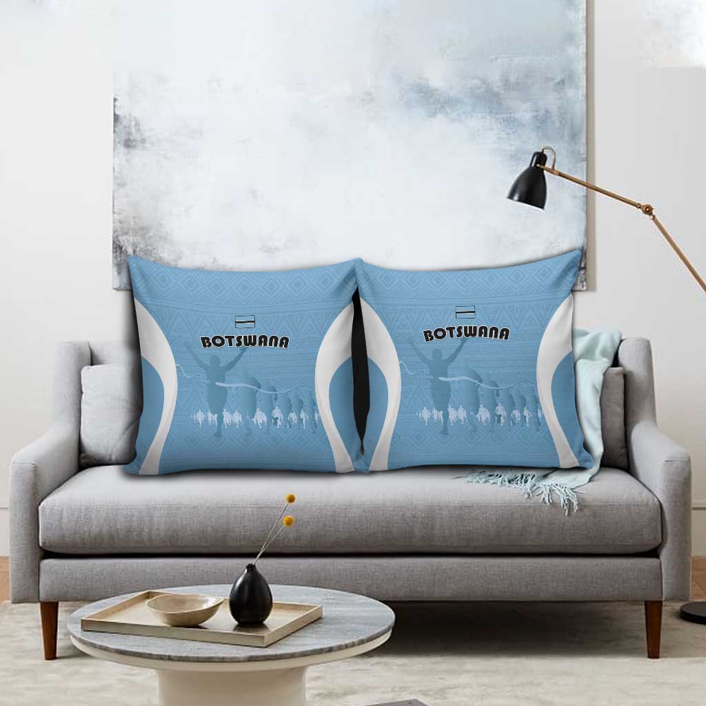 Botswana Athletics Pillow Cover Go Champions Go