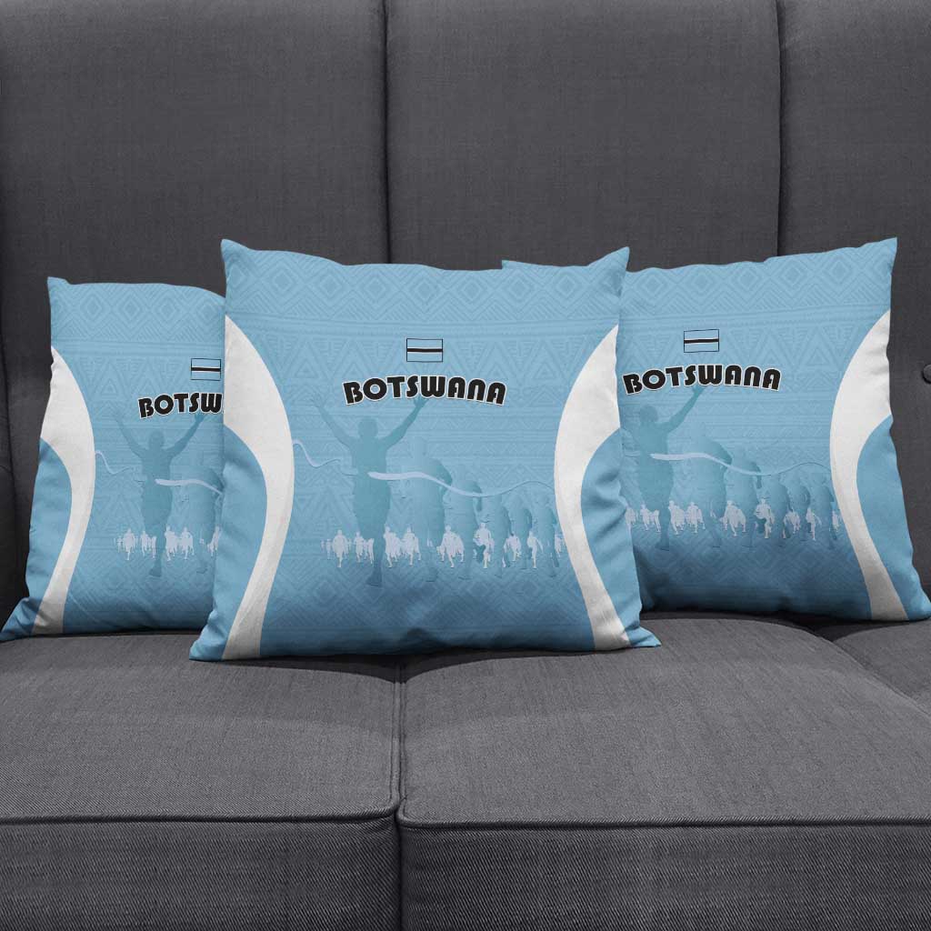 Botswana Athletics Pillow Cover Go Champions Go