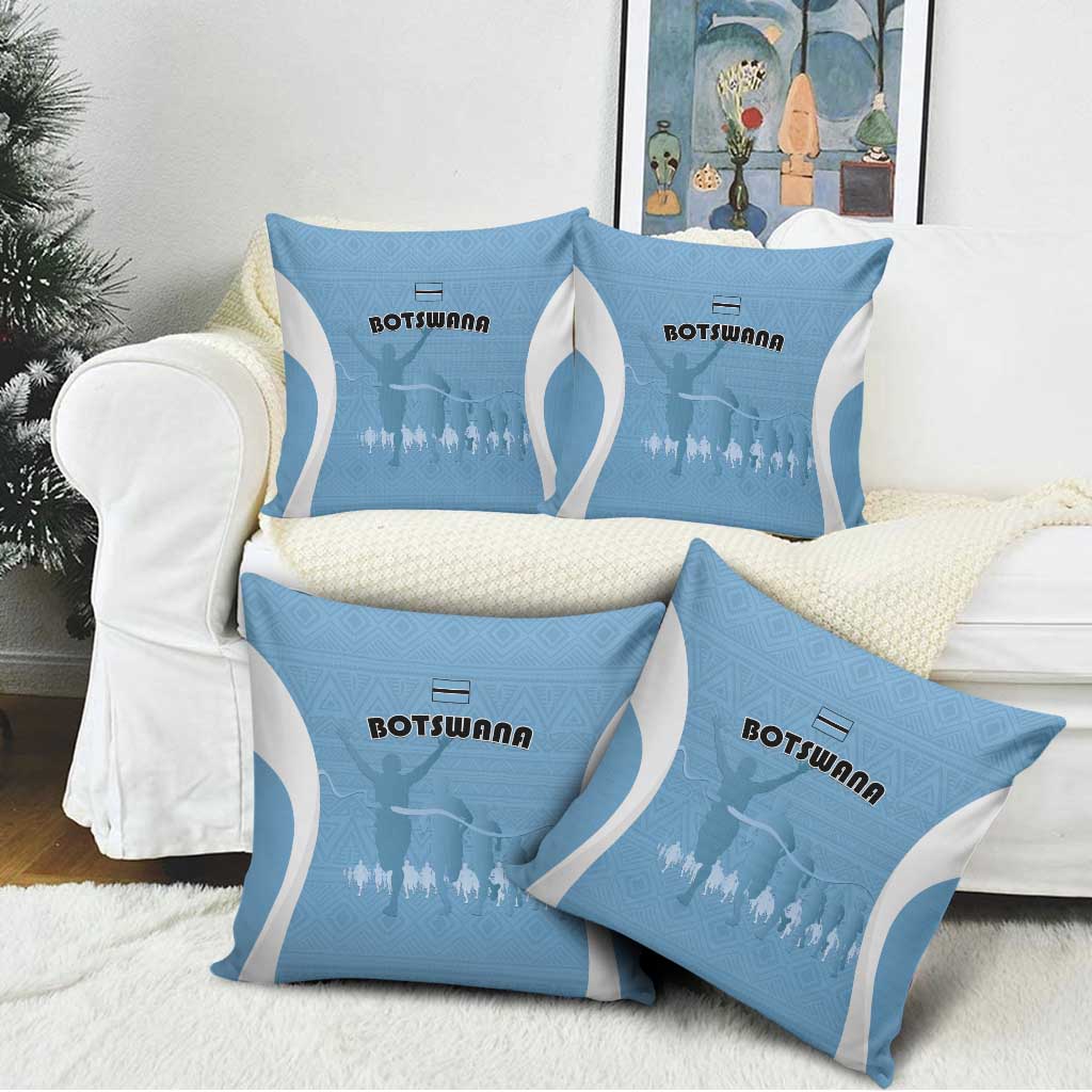 Botswana Athletics Pillow Cover Go Champions Go