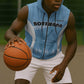 Personalized Botswana Athletics Sleeveless Zip Hoodie Go Champions - African Pride
